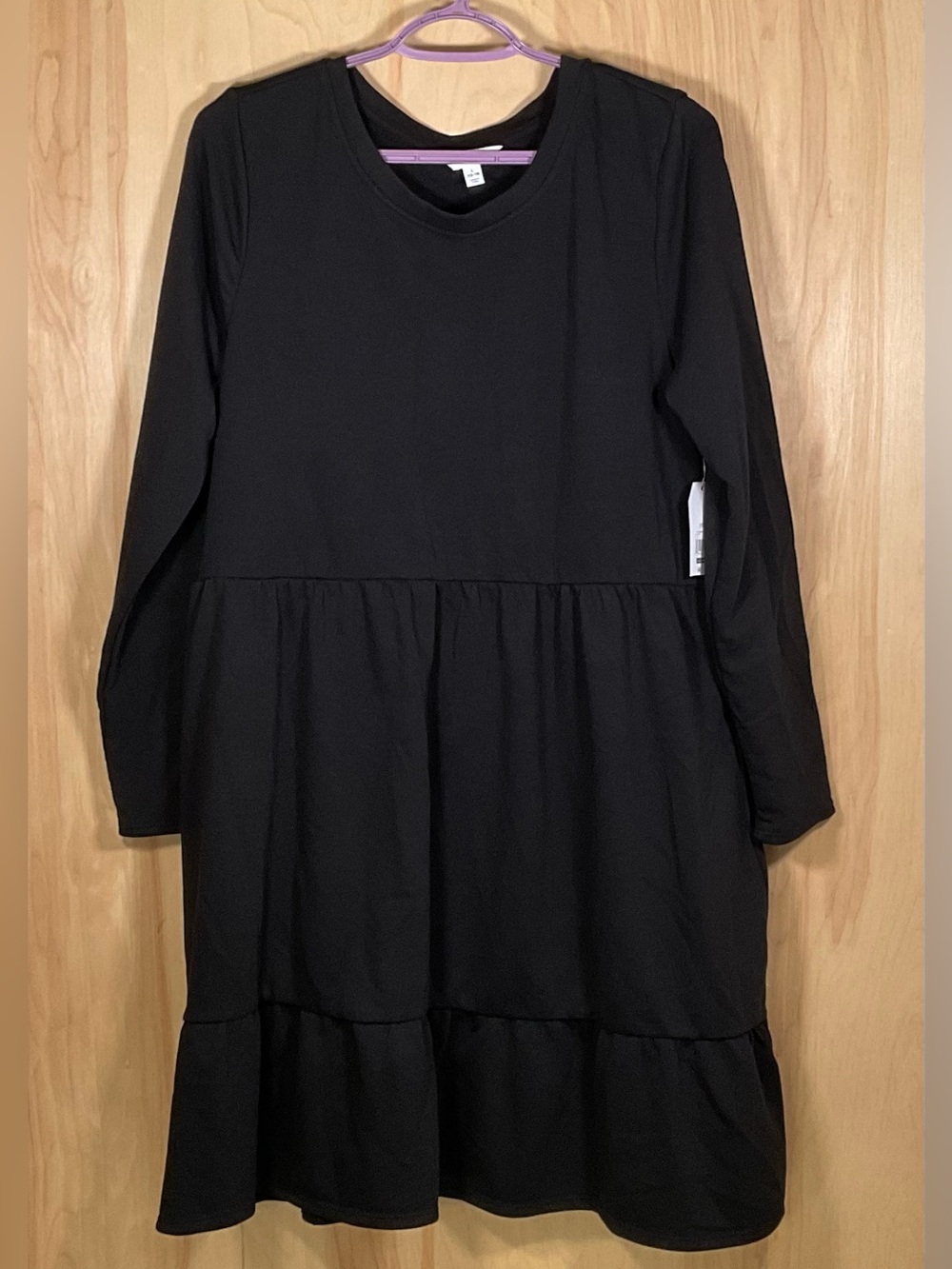 Time and Tru Tiered Sweatshirt Dress - NWT
